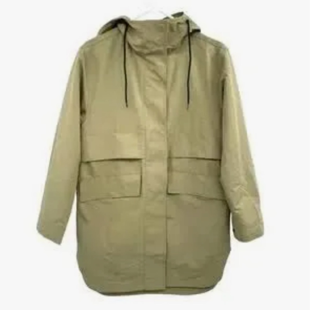 Everlane Renew Anorak long rain coat women’s size large